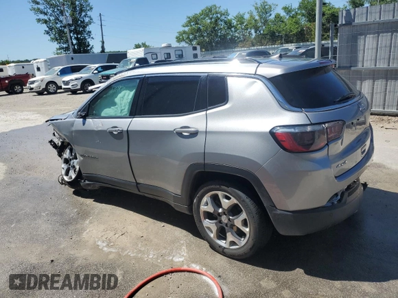 2021 Jeep Compass Limited with VIN 3C4NJDCB7MT511155, listed as a Copart auction lot 65755384 with Not Provided miles and Salvage Title. Bid and sale history available at DreamBid. Image 2.