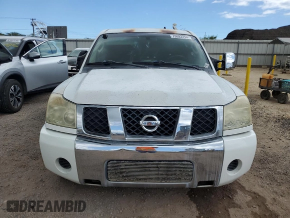 2005 Nissan Titan SE with VIN 1N6AA07A45N562362, listed as a Copart auction lot 70682294 with 229,467 mi miles and Clean Title. Bid and sale history available at DreamBid. Image 5.