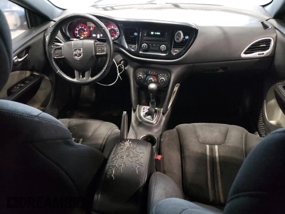 2013 Dodge Dart SXT with VIN 1C3CDFBH4DD135735, listed as a Copart auction lot 48374045 with 128,771 mi miles and Clean Title. Bid and sale history available at carsss.com. Image 8.