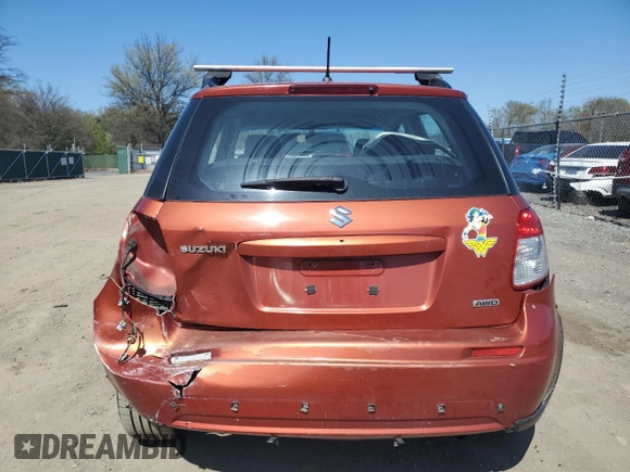 2007 Suzuki SX4 Man Touring Pkg AWD with VIN JS2YB417975100035, listed as a Copart auction lot 52546475 with 192,516 mi miles and Salvage Title. Bid and sale history available at carsss.com. Image 6.