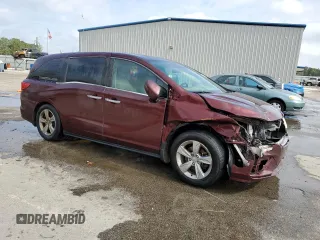 2018 Honda Odyssey EX-L z VIN 5FNRL6H75JB097041, wystawiony jako Copart lot #50617535 z przebiegiem 169 040 mil mil oraz Szkoda całkowita • Salvage title. Historia ofert i sprzedaży dostępna na DreamBid. Obrazek 4.