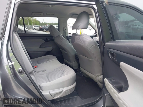 2023 Toyota Highlander L with VIN 5TDKDRAH6PS028110, listed as a IAAI auction lot 42427535 with 47,040 mi miles and . Bid and sale history available at DreamBid. Image 8.