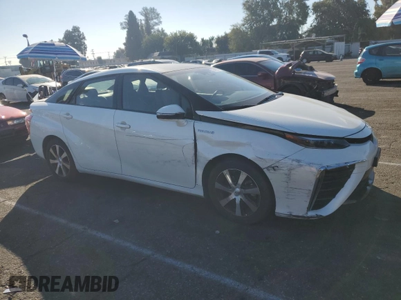 2020 Toyota Mirai with VIN JTDBVRBD5LA008169, listed as a Copart auction lot 77449854 with 71,712 mi miles and Salvage Title. Bid and sale history available at DreamBid. Image 4.