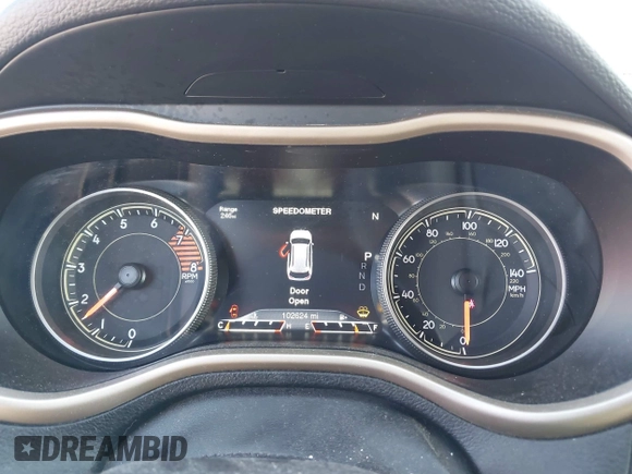 2016 Jeep Cherokee Limited with VIN 1C4PJLDS7GW159825, listed as a IAAI auction lot 41951609 with 102,624 mi miles and . Bid and sale history available at DreamBid. Image 7.
