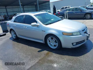 2007 Acura TL with VIN 19UUA66247A023832, listed as a IAAI auction lot 42035522 with 279,942 mi miles. Bid and sale history available at carsss.com. Image 1.