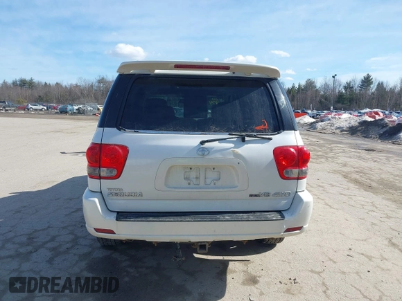 2005 Toyota Sequoia Limited with VIN 5TDBT48AX5S249866, listed as a IAAI auction lot 41760304 with 259,139 mi miles and . Bid and sale history available at DreamBid. Image 15.