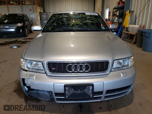 2001 Audi S4 with VIN WAURD68D91A134956, listed as a Copart auction lot 71486204 with 238,548 mi miles and Clean Title. Bid and sale history available at carsss.com. Image 5.