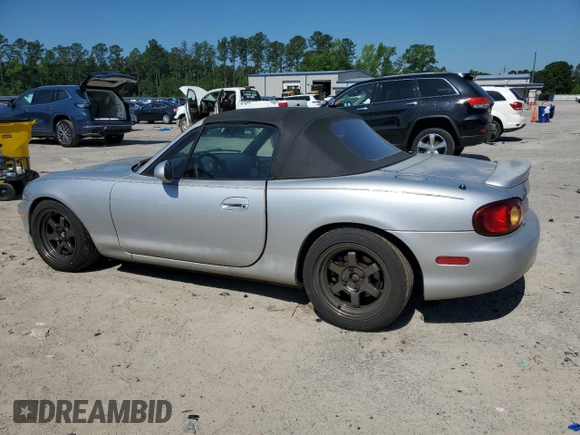 1999 Mazda MX-5 Miata z VIN JM1NB3538X0112611, wystawiony jako Copart lot #54732095 z przebiegiem 173 763 mil mil oraz Szkoda całkowita • Salvage title. Historia ofert i sprzedaży dostępna na DreamBid. Obrazek 2.