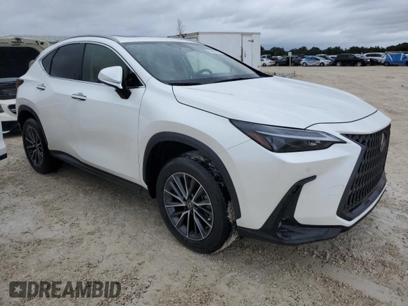 2025 Lexus NX with VIN JTJGDCAZ2S2016027, listed as a Copart auction lot 74098194 with 0 mi miles and Non Repairable. Bid and sale history available at carsss.com. Image 4.