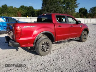 2020 Ford Ranger XL with VIN 1FTER4EH7LLA58174, listed as a Copart auction lot 50828625 with 137,405 mi miles and Salvage title. Bid and sale history available at DreamBid. Image 3.