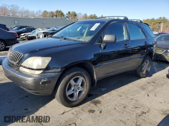 1999 Lexus RX 300 Luxury SUV with VIN JT6HF10U7X0089934, listed as a Copart auction lot 88846795 with 190,408 mi miles and Clean Title. Bid and sale history available at carsss.com. Image 1.