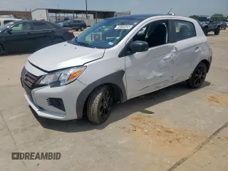 2023 Mitsubishi Mirage Black Edition with VIN ML32AWHJ7PH001487, listed as a Copart auction lot 59684945 with 39,160 mi miles and Salvage title. Bid and sale history available at DreamBid. Image 1.