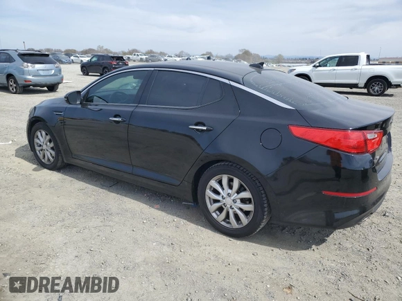 2015 Kia Optima EX with VIN 5XXGN4A72FG517116, listed as a Copart auction lot 48728505 with 140,351 mi miles and Salvage Title. Bid and sale history available at carsss.com. Image 2.
