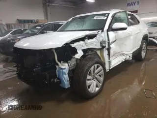 2023 Volkswagen Atlas SE with VIN 1V2KC2CA3PC228887, listed as a Copart auction lot 85809214 with 17,480 mi miles and Salvage title. Bid and sale history available at DreamBid. Image 1.