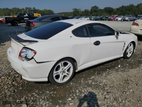 2006 Hyundai Tiburon GT with VIN KMHHN65F56U213172, listed as a Copart auction lot 75211144 with 199,754 mi miles and Salvage Title. Bid and sale history available at carsss.com. Image 3.