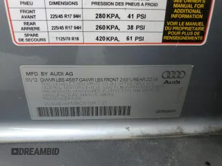 2012 Audi A3 2.0 TDI Premium with VIN WAUBJAFM6CA104770, listed as a Copart auction lot 75509044 with 77,321 mi miles and Clean Title. Bid and sale history available at carsss.com. Image 13.