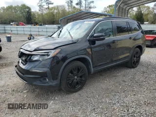 2021 Honda Pilot Special Edition with VIN 5FNYF6H25MB017913, listed as a Copart auction lot 51082845 with 50,257 mi miles and Salvage Title. Bid and sale history available at carsss.com. Image 1.