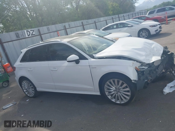 2017 Audi A3 e-tron Sportback Premium z VIN WAUUPBFF0HA122588, wystawiony jako IAAI lot #42227829 z przebiegiem 104 231 mil mil oraz . Historia ofert i sprzedaży dostępna na DreamBid. Obrazek 13.