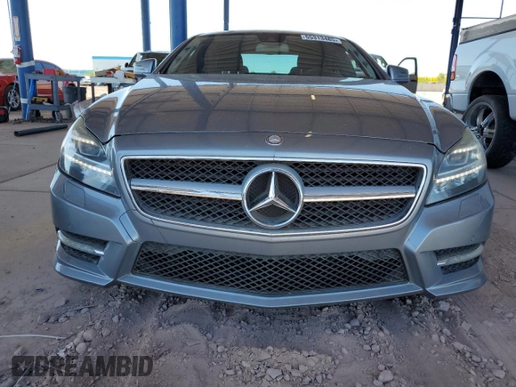 2012 Mercedes-Benz CLS 550 with VIN WDDLJ7DB1CA015156, listed as a Copart auction lot 55313485 with 174,362 mi miles and Salvage Title. Bid and sale history available at DreamBid. Image 5.