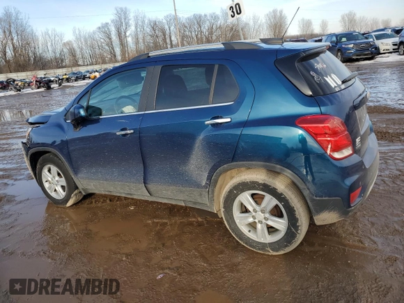 2019 Chevrolet Trax LT with VIN 3GNCJLSB2KL390560, listed as a Copart auction lot 46326825 with 98,469 mi miles and Clean Title. Bid and sale history available at carsss.com. Image 2.