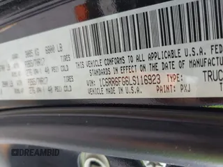 2020 Ram 1500 Tradesman с VIN 1C6RR6FG6LS116923, выставлен на аукционе IAAI как лот 42120567 с пробегом 103 298 миль миль и . История ставок и продаж доступна на DreamBid. Изображение 9.