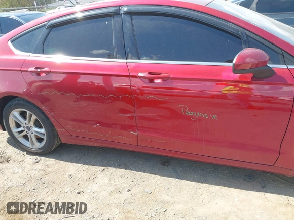 2018 Ford Fusion SE with VIN 3FA6P0HD4JR200691, listed as a IAAI auction lot 41792959 with 109,534 mi miles. Bid and sale history available at carsss.com. Image 6.