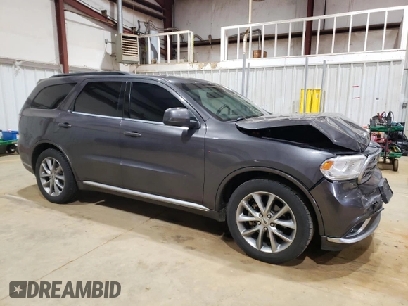 2019 Dodge Durango SXT Plus with VIN 1C4RDHAG8KC604712, listed as a Copart auction lot 46579725 with 123,243 mi miles and Salvage Title. Bid and sale history available at DreamBid. Image 4.