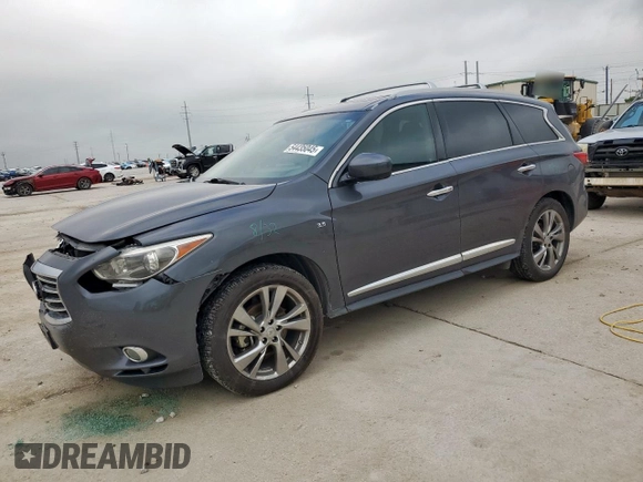 2014 Infiniti QX60 with VIN 5N1AL0MN4EC540308, listed as a Copart auction lot 54435045 with 140,454 mi miles and Salvage Title. Bid and sale history available at carsss.com. Image 1.