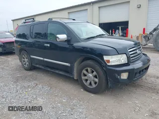 2006 Infiniti QX56 z VIN 5N3AA08C26N806839, wystawiony jako IAAI lot #42108807 z przebiegiem 254 724 mil mil oraz . Historia ofert i sprzedaży dostępna na DreamBid. Obrazek 1.
