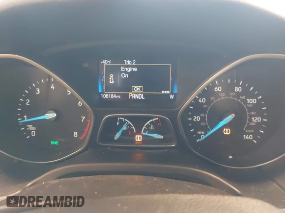 2016 Ford Focus SE with VIN 1FADP3F20GL234077, listed as a IAAI auction lot 41933546 with 106,184 mi miles and . Bid and sale history available at DreamBid. Image 7.