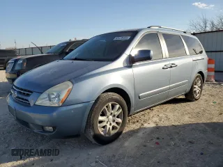 2010 Kia Sedona EX with VIN KNDMH4C3XA6343775, listed as a Copart auction lot 42478405 with 183,874 mi miles and Clean Title. Bid and sale history available at carsss.com. Image 1.