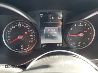 2017 Mercedes-Benz C 300 with VIN WDDWF4KB8HR214942, listed as a Copart auction lot 53439155 with 112,240 mi miles and Salvage Title. Bid and sale history available at carsss.com. Image 9.