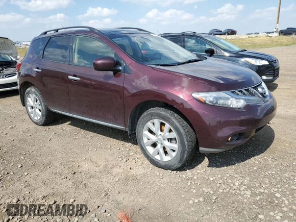 2014 Nissan Murano S with VIN JN8AZ1MW8EW502391, listed as a Copart auction lot 66810204 with 206,861 mi miles and Clean Title. Bid and sale history available at DreamBid. Image 4.
