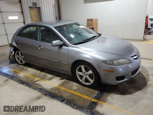 2008 Mazda 6 i Sport VE with VIN 1YVHP80C385M42447, listed as a Copart auction lot 54915095 with 110,038 mi miles and Salvage Title. Bid and sale history available at DreamBid. Image 4.