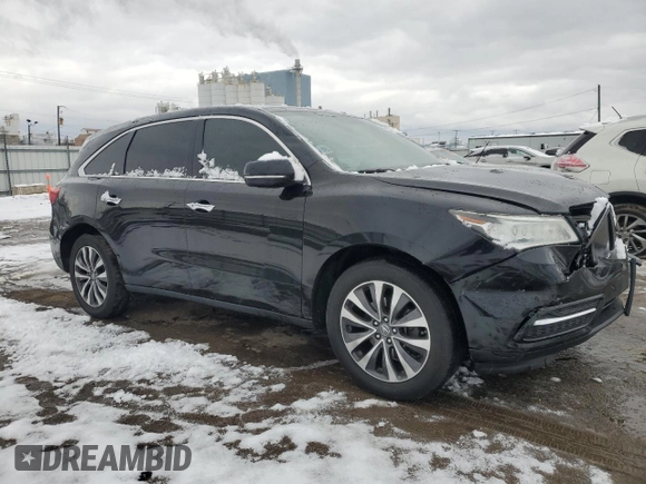 2015 Acura MDX Technology z VIN 5FRYD4H66FB029339, wystawiony jako Copart lot #85074004 z przebiegiem 152 589 mil mil oraz Szkoda całkowita • Salvage title. Historia ofert i sprzedaży dostępna na DreamBid. Obrazek 4.