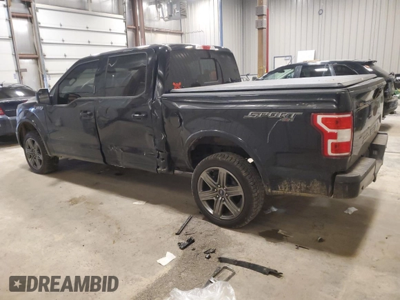 2020 Ford F-150 XL with VIN 1FTEW1E59LFA01308, listed as a Copart auction lot 52005385 with 63,711 mi miles and Salvage Title. Bid and sale history available at carsss.com. Image 2.