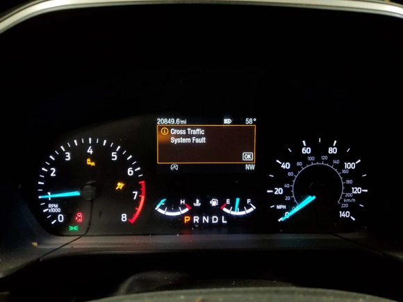 2020 Ford Escape SE with VIN 1FMCU9G62LUC14514, listed as a Copart auction lot 54054055 with 20,849 mi miles and Salvage Title. Bid and sale history available at DreamBid. Image 9.