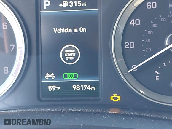 2018 Hyundai Sonata SEL with VIN 5NPE34AF1JH717857, listed as a IAAI auction lot 41210948 with 98,174 mi miles and . Bid and sale history available at DreamBid. Image 15.