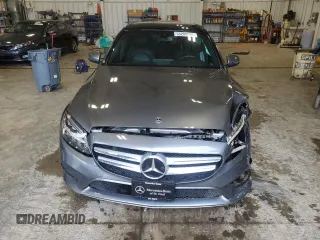 2021 Mercedes-Benz C 300 with VIN W1KWF8EB8MR605571, listed as a Copart auction lot 55289805 with 41,529 mi miles and Salvage title. Bid and sale history available at DreamBid. Image 5.