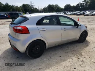 2012 Kia Rio LX with VIN KNADM5A34C6013635, listed as a Copart auction lot 72400254 with 172,943 mi miles and Salvage Title. Bid and sale history available at carsss.com. Image 3.