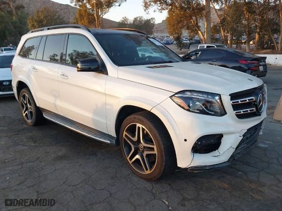 2018 Mercedes-Benz GLS with VIN 4JGDF7DE2JB097282, listed as a IAAI auction lot 41060046 with 71,317 mi miles. Bid and sale history available at carsss.com. Image 1.