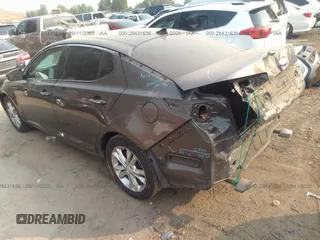 2013 Kia Optima EX with VIN 5XXGN4A76DG217222, listed as a IAAI auction lot 28431636 with 145,232 mi miles and . Bid and sale history available at DreamBid. Image 3.