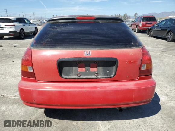 1998 Honda Civic CX with VIN 2HGEJ6420WH107167, listed as a Copart auction lot 46697095 with 64,087 mi miles and Salvage Title. Bid and sale history available at DreamBid. Image 6.
