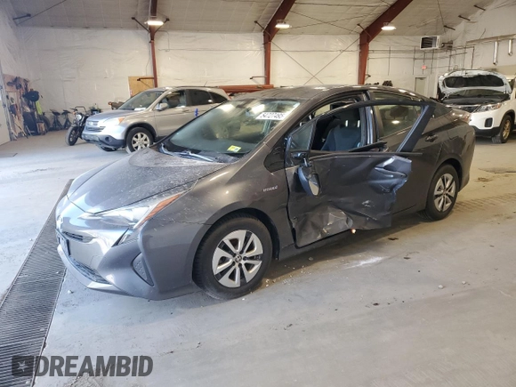 2016 Toyota Prius Four z VIN JTDKARFU2G3508628, wystawiony jako Copart lot #54727495 z przebiegiem Nie podano mil oraz Szkoda całkowita • Salvage title. Historia ofert i sprzedaży dostępna na DreamBid. Obrazek 1.
