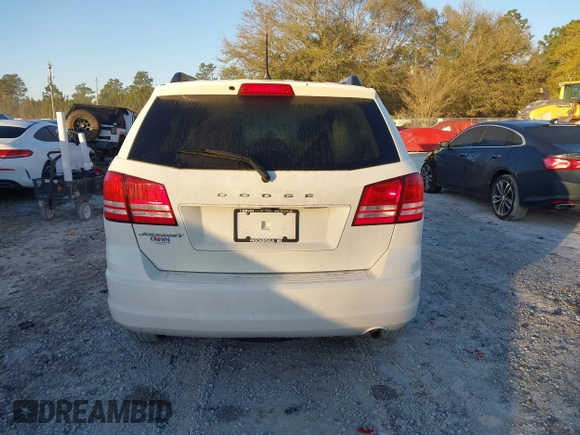 2018 Dodge Journey SE with VIN 3C4PDCAB3JT444417, listed as a IAAI auction lot 41833034 with 72,354 mi miles. Bid and sale history available at carsss.com. Image 16.