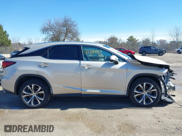 2017 Lexus RX with VIN 2T2BZMCAXHC080205, listed as a IAAI auction lot 41724409 with 1 mi miles. Bid and sale history available at carsss.com. Image 13.