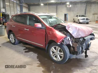 2012 Nissan Rogue S with VIN JN8AS5MV3CW363318, listed as a Copart auction lot 63020035 with 56,811 mi miles and Salvage title. Bid and sale history available at DreamBid. Image 4.