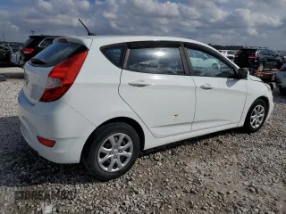 2014 Hyundai Accent GS with VIN KMHCT5AE1EU145619, listed as a Copart auction lot 43746195 with 121,357 mi miles and Salvage Title. Bid and sale history available at carsss.com. Image 3.