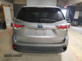 2016 Toyota Highlander Hybrid Limited with VIN 5TDDCRFH5GS016423, listed as a Copart auction lot 88781595 with 126,430 mi miles and Salvage Title. Bid and sale history available at carsss.com. Image 6.