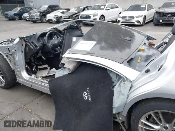 2019 Infiniti Q50 Luxe with VIN JN1EV7AP3KM515181, listed as a IAAI auction lot 41893132 with Not provided miles and . Bid and sale history available at DreamBid. Image 15.